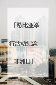 赞比亚举行活动纪念非洲日
