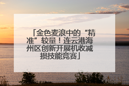 金色麦浪中的“精准”较量！连云港海州区创新开展机收减损技能竞赛