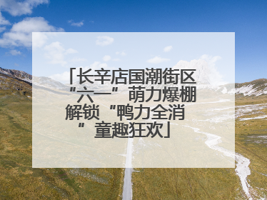 长辛店国潮街区“六一”萌力爆棚 解锁“鸭力全消”童趣狂欢