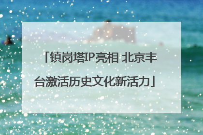 镇岗塔IP亮相 北京丰台激活历史文化新活力