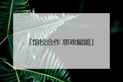 馆校合作 思政赋能