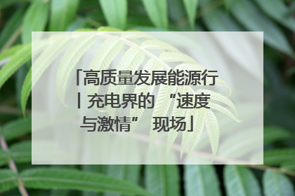 高质量发展能源行丨充电界的 “速度与激情” 现场