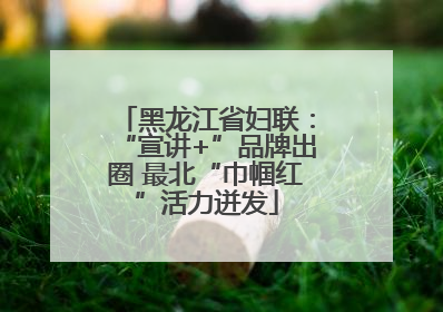 黑龙江省妇联：“宣讲+”品牌出圈 最北“巾帼红”活力迸发