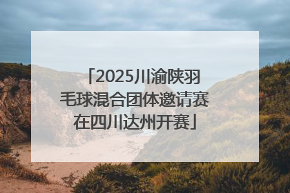 2025川渝陕羽毛球混合团体邀请赛在四川达州开赛