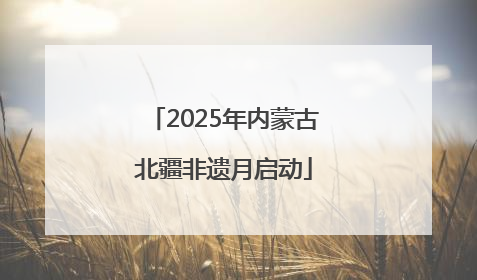 2025年内蒙古北疆非遗月启动