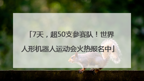 7天，超50支参赛队！世界人形机器人运动会火热报名中