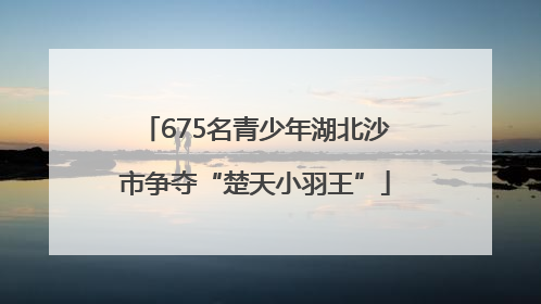 675名青少年湖北沙市争夺“楚天小羽王”